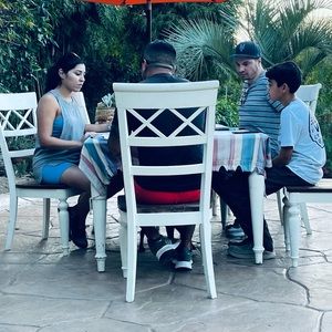 With my baby daddy , his sister Kayla , Xavier , and Jason